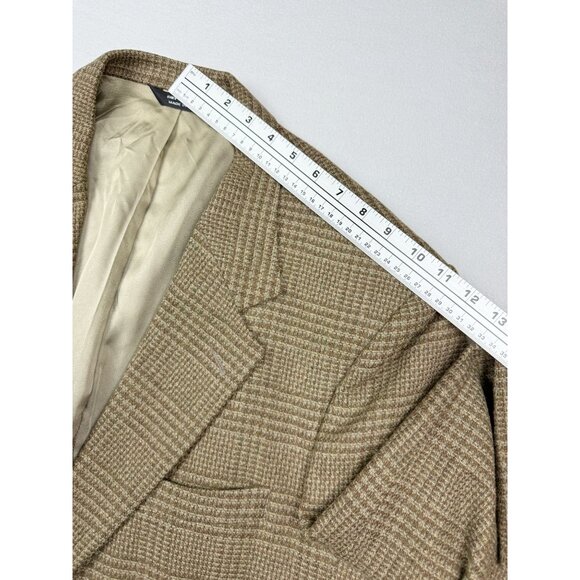 JOHN ALEXANDER Hartmarx Wool Tweed Mens Blazer Size 43 REG Mens *DEFECT - Picture 8 of 13